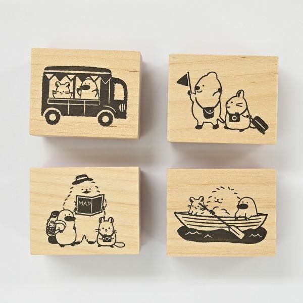 [Pre-order] Mountain Neighborhood Association wooden stamp set (8 designs available)