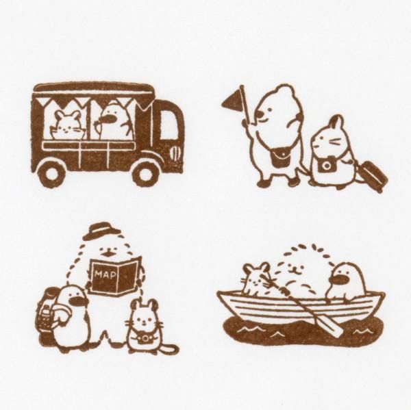 [Pre-order] Mountain Neighborhood Association wooden stamp set (8 designs available)