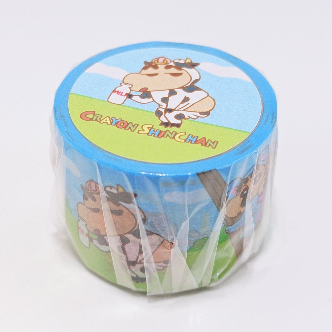 Crayon Shinchan wide washi tape - animal farm