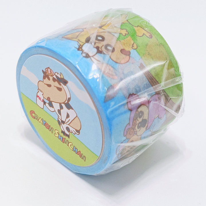 Crayon Shinchan wide washi tape - animal farm