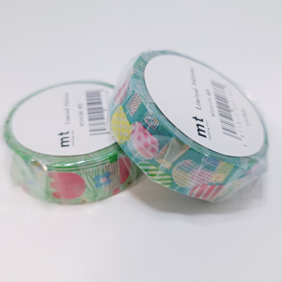 MT Limited Edition Masking Tape Set (2pcs.) [Grass and Flower]