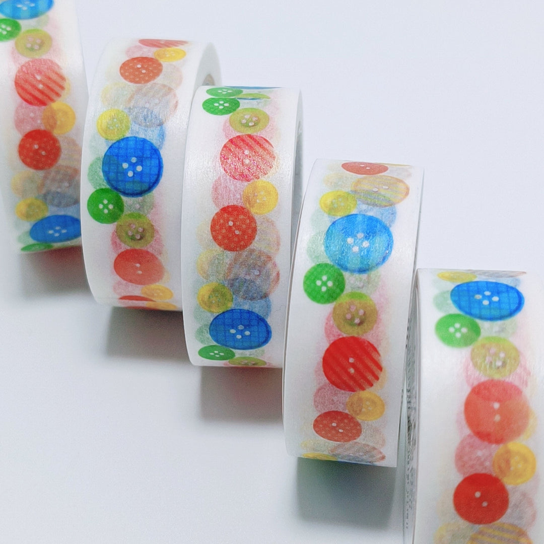 [Limited Edition] mt colorful button washi tape