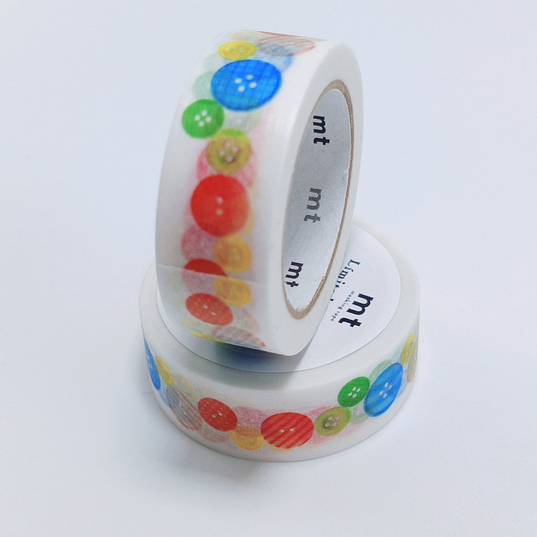 [Limited Edition] mt colorful button washi tape