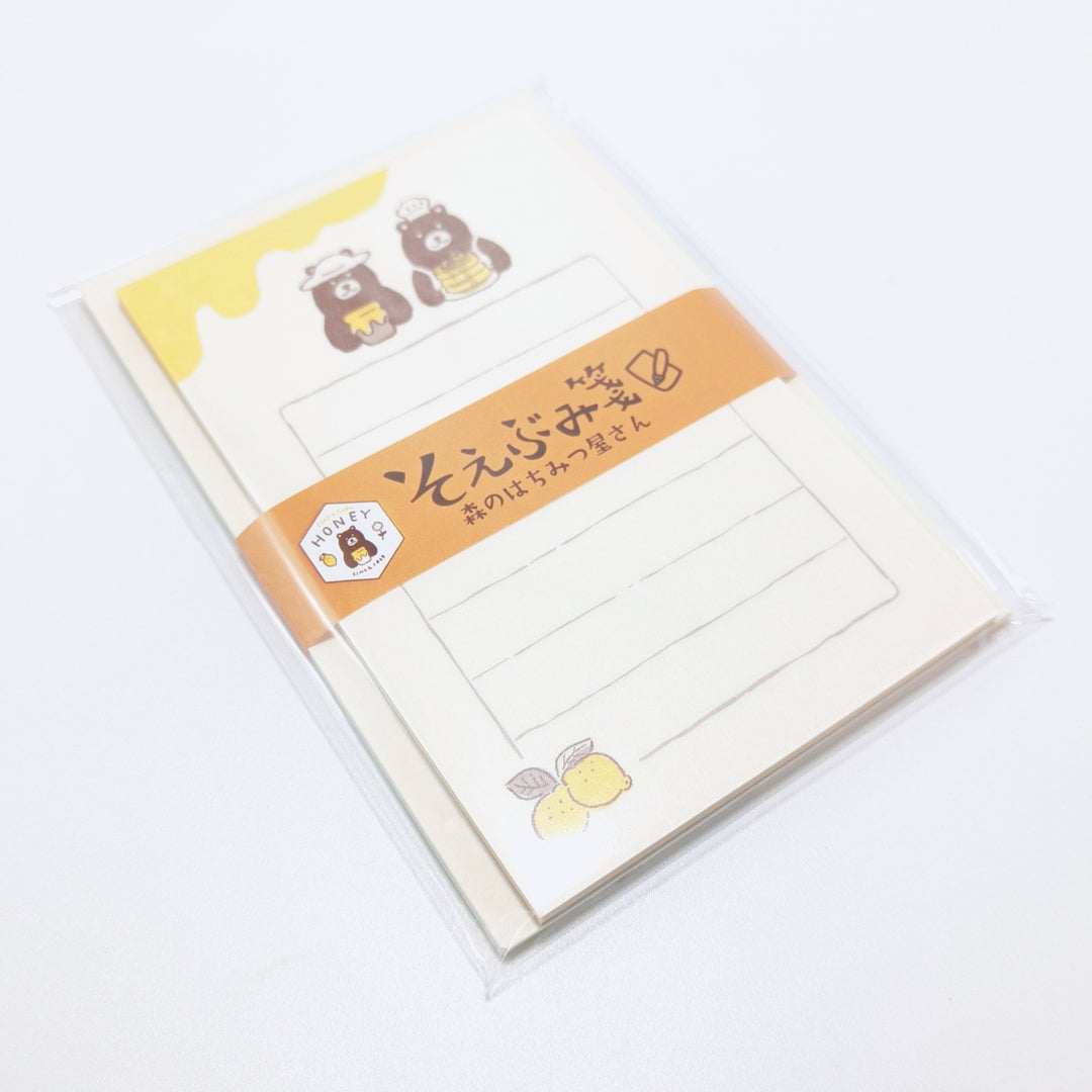 (Maruzen Book Store Limited) Honey Bear Mini-Letter Set