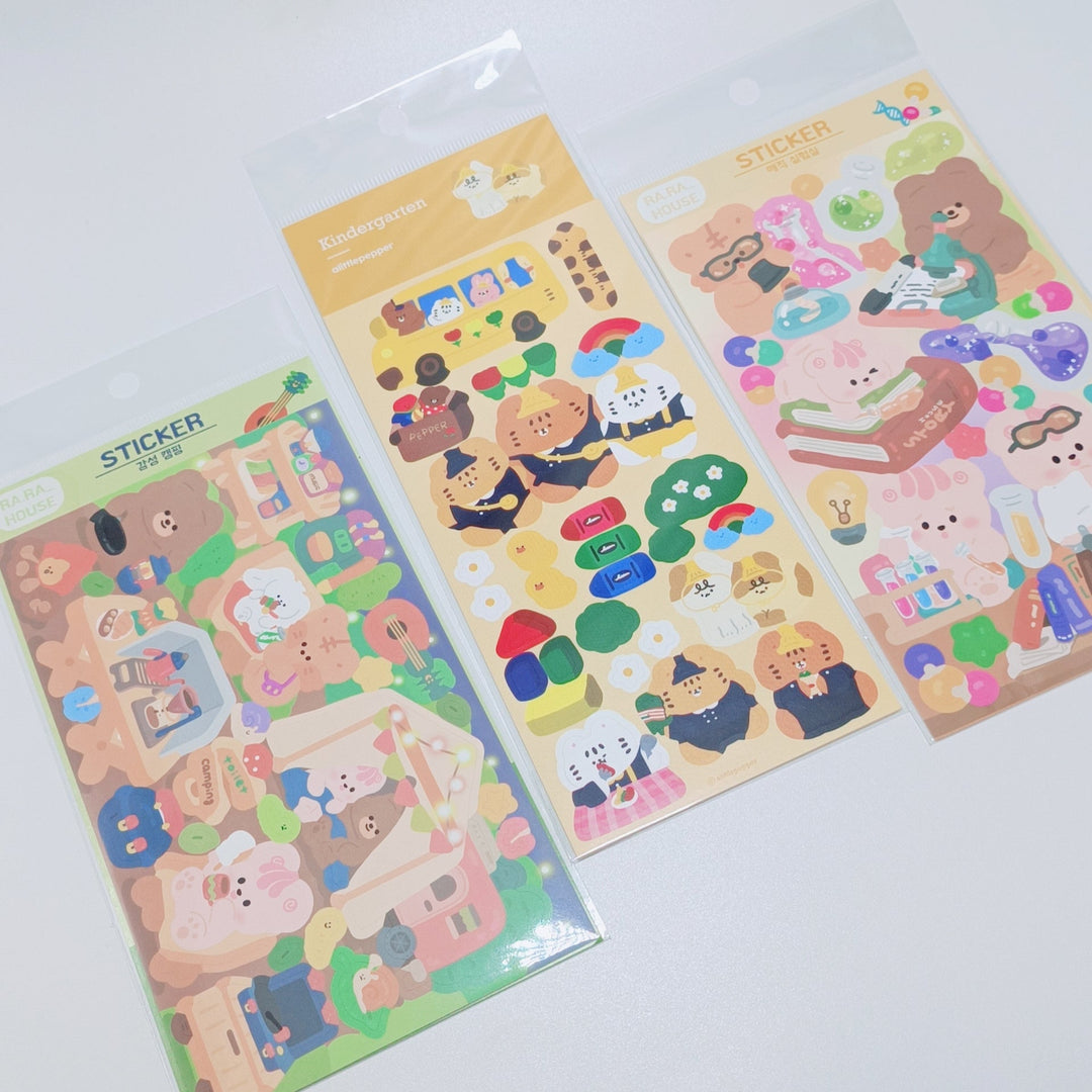 Jelly Crew Mega Sticker Book (11 designs)