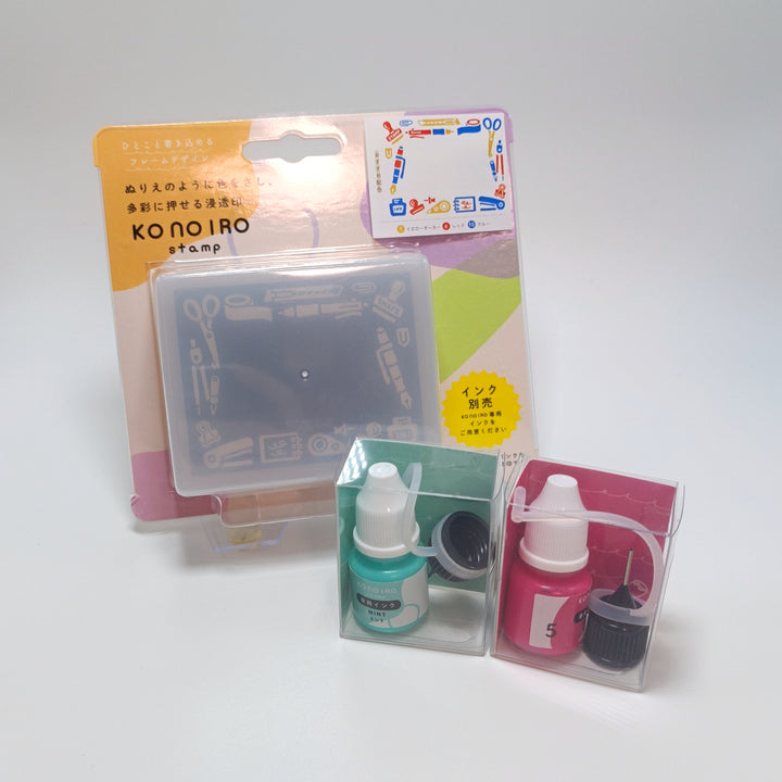 Konoiro Self-ink Stamp Set (3 pcs.)