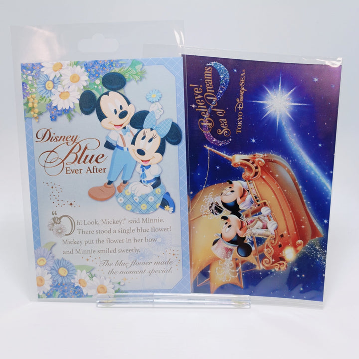 Juego de postales de Mickey Mouse y Minie Mouse de Tokyo Disney Resort (2 uds.)