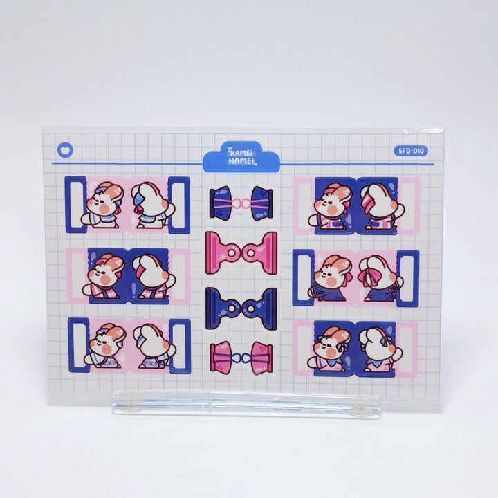 Kamei Hamei Sticker Sheet Set (2 pcs. Clips)