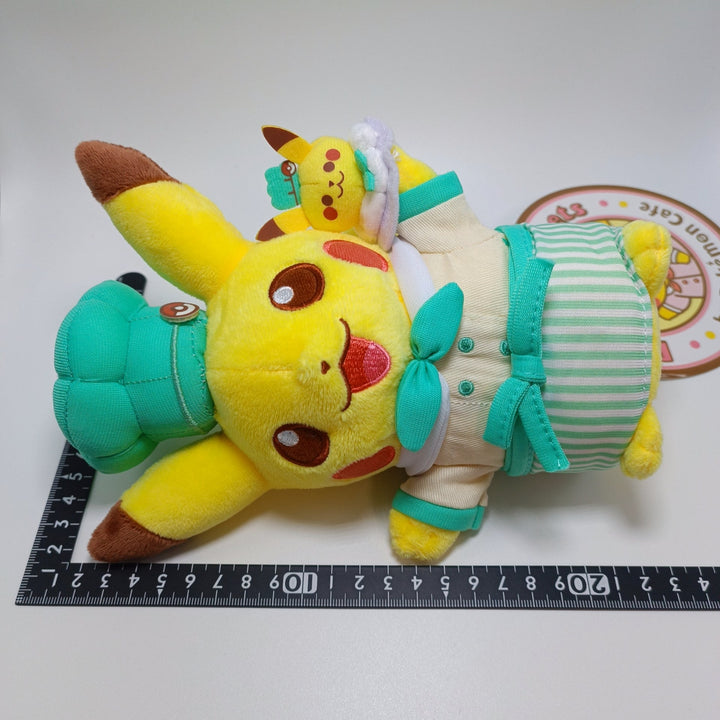 Pikachu Sweets Plushie by Pokémon Cafe (green)