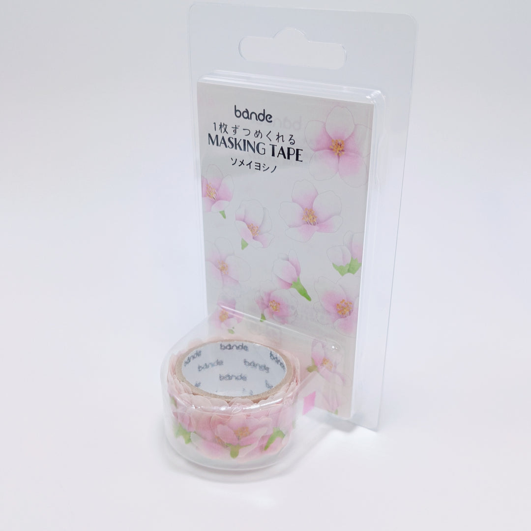 Bande Cherry Blossom Street ＆ Sakura Petals Roll Tape Set (2 pcs.)