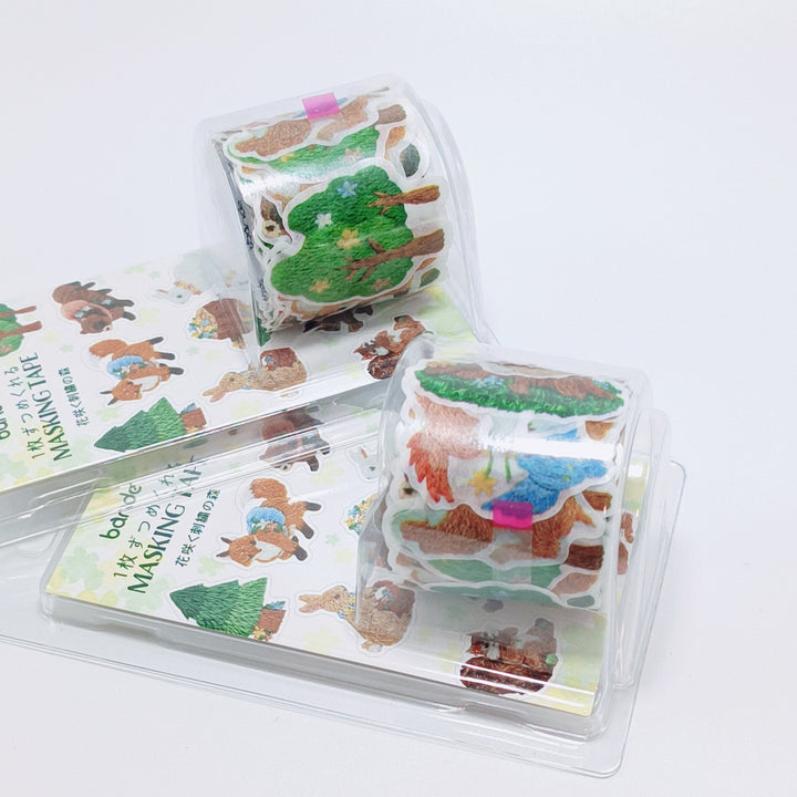 Bande Forest Animal Masking Tape Sticker