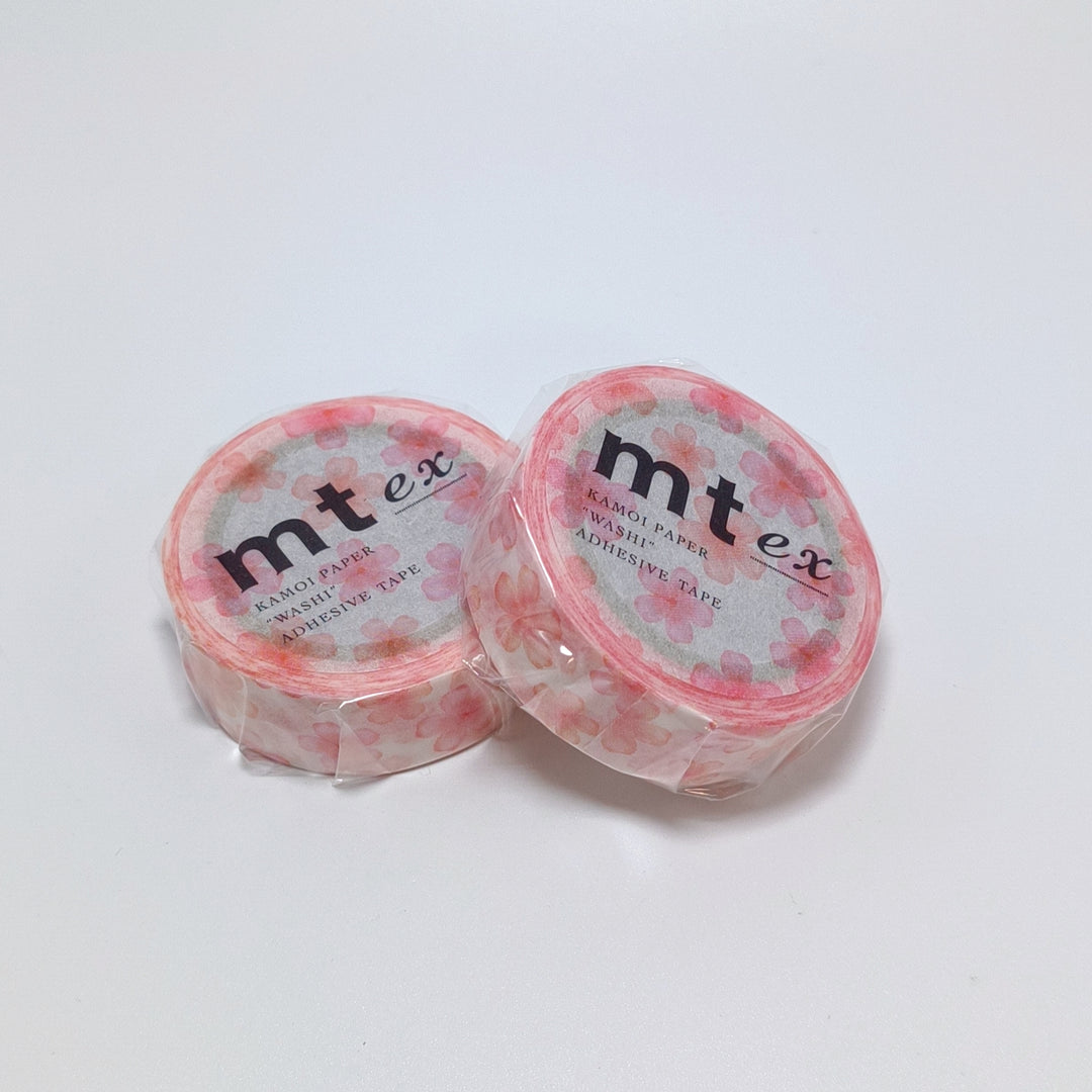 mt ex Pink Flower Washi Tape