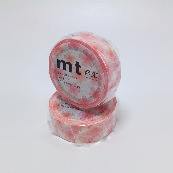 mt ex Pink Flower Washi Tape