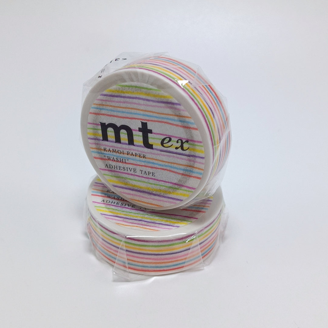 mt ex Colorful Stripe Washi Tape