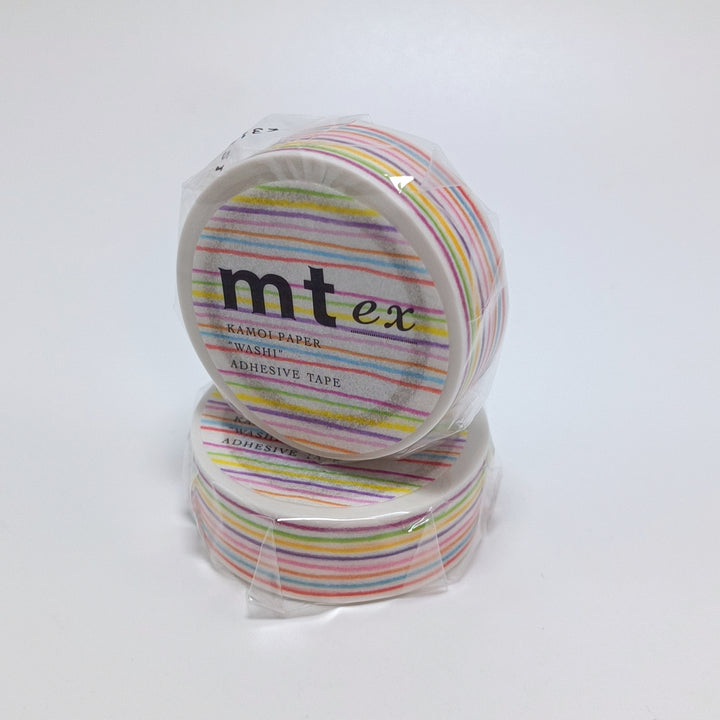mt ex Colorful Stripe Washi Tape