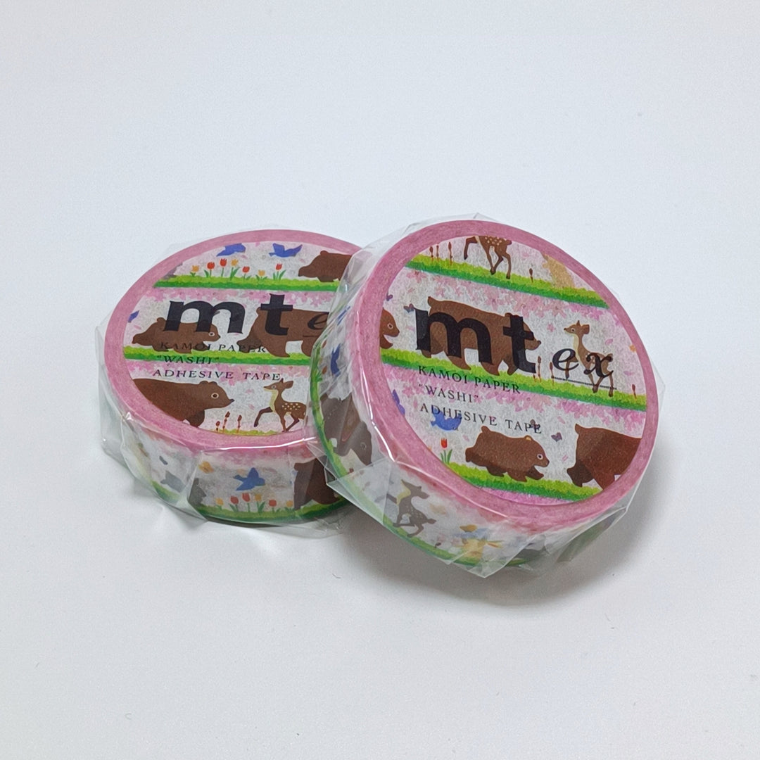 mt ex Forest Animal Washi Tape