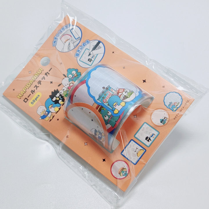 Hapidanbui Sanrio Character Roll Sticker
