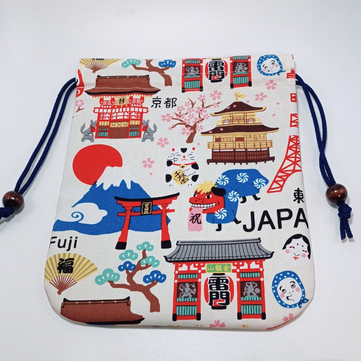 Japan Travel Pouch (white)