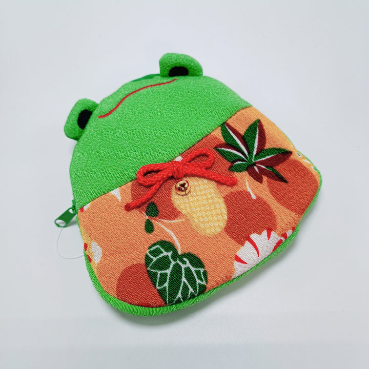 Frog Japanese Textile Mini Pouch (fruit belly)