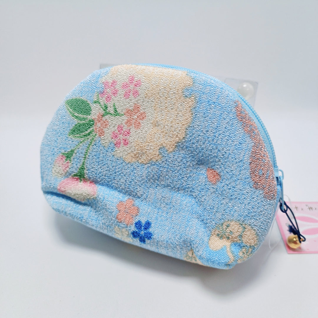 Bunny Japanese Textile Round Pouch