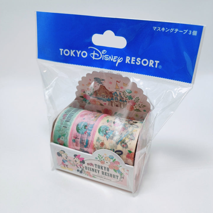 [Limitado] Juego de cintas adhesivas románticas de Tokyo Disney Resort (3 uds.)