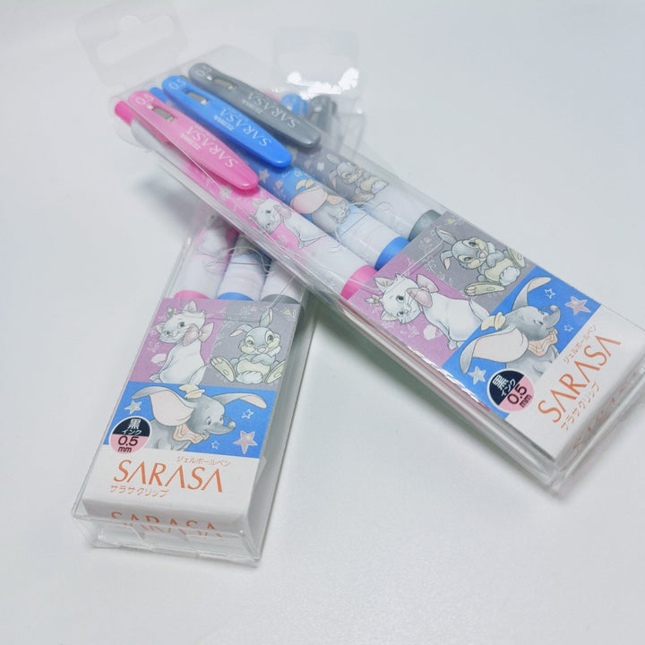 [Limité] Coffret de stylos SARASA Disney (3 pièces. Marie, Thumper, Dumbo)