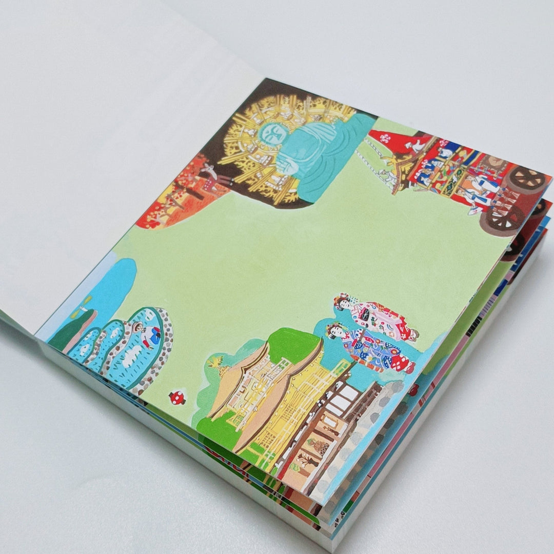 Ai Okino Japan illustration Square Memo Pad