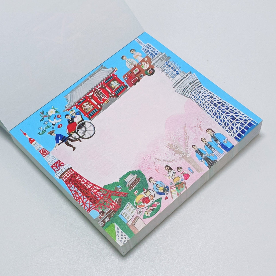 Ai Okino Japan illustration Square Memo Pad