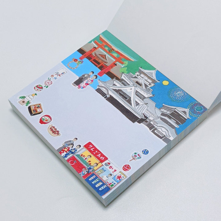 Ai Okino Japan illustration Square Memo Pad