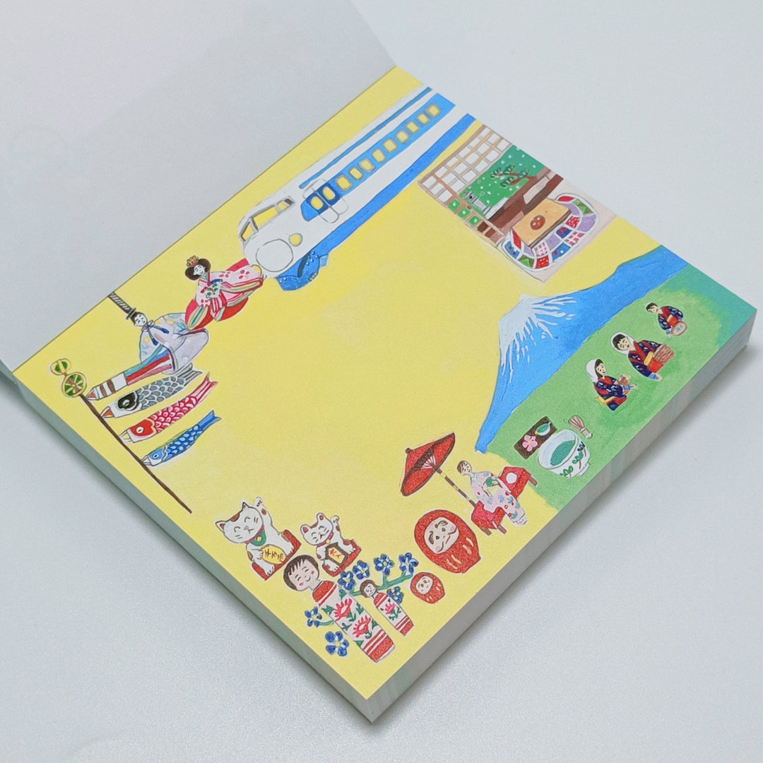 Ai Okino Japan illustration Square Memo Pad