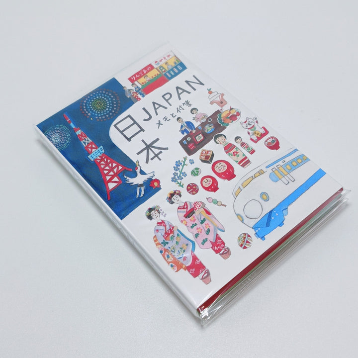 Mini livre de notes autocollantes et bloc-notes Ai Okino Japan Illustration (Japon)