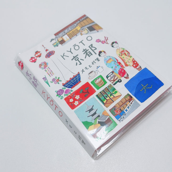 Ai Okino Japan Illustration Sticky Note + Note Pad Mini Book (kyoto)