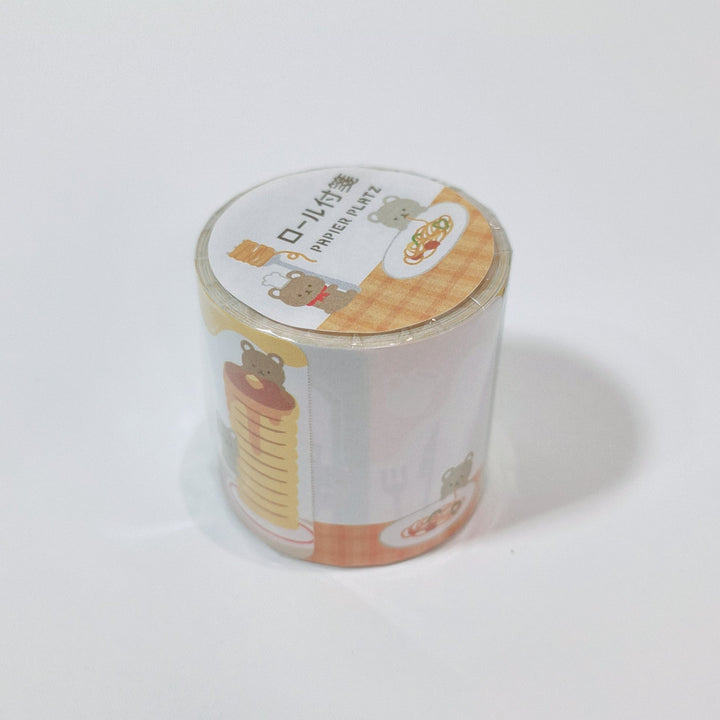 Papier Platz Retro Cafe Bear Roll Sticky Note