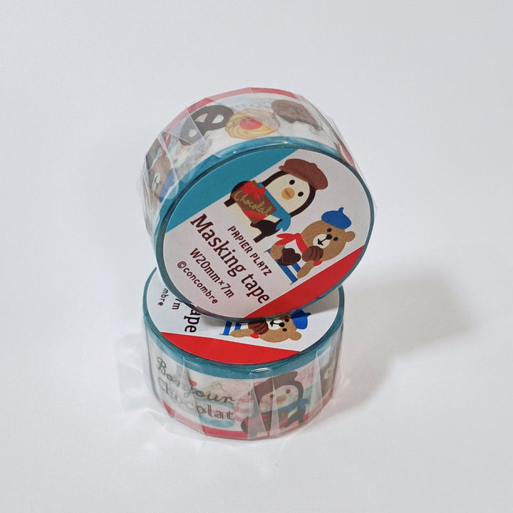 Papier Platz x Concombre Washi Tape (Bonjour Chocolat)