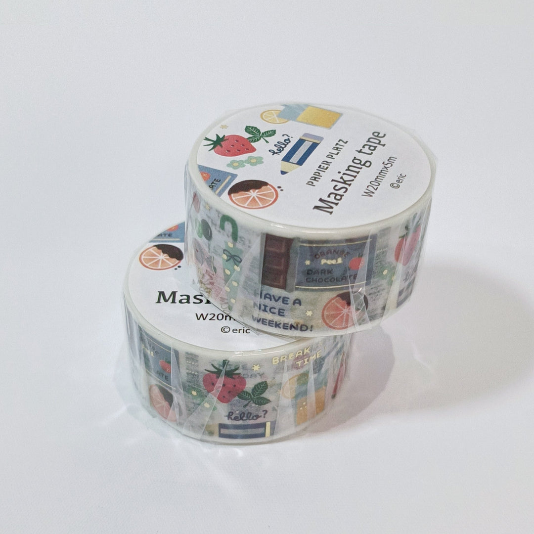 Papier Platz x Eric Washi Tape (fruits)