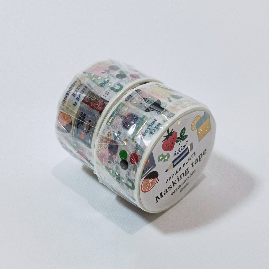 Cinta washi de Papier Platz x Eric (frutas)