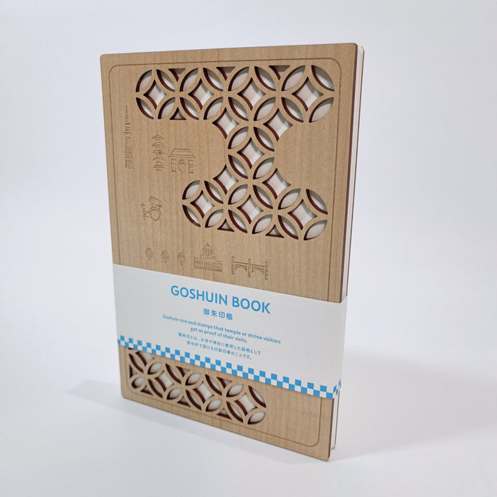 [Premium] Libro Goshuin con tapa de madera de Tokyo Spots