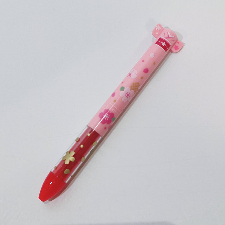 Sakura Kimono 2-color Pen (Black and Red)