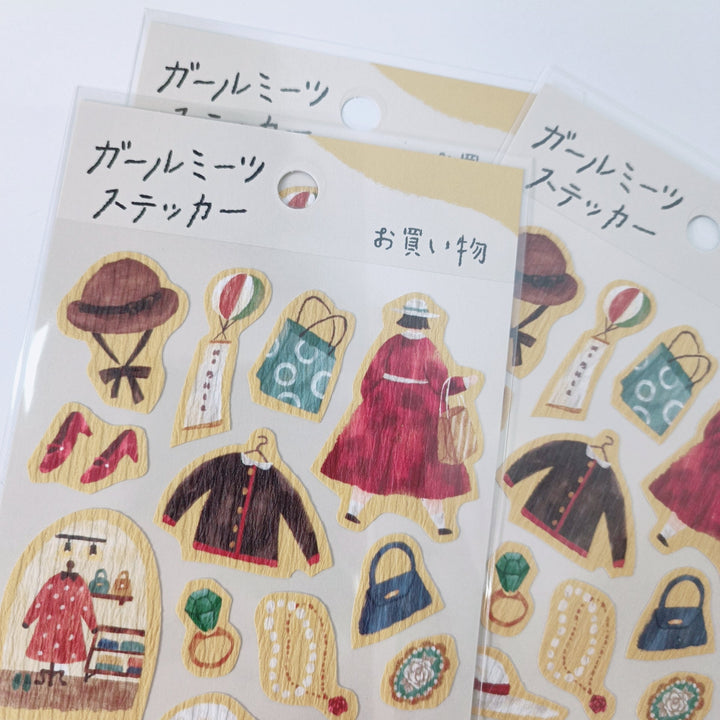 Girl Meets Sticker (Shopping)