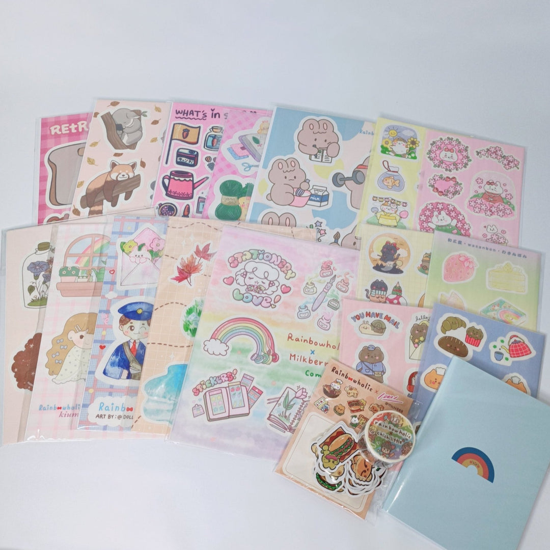 Bungu Joshi Limited Rainbowholic Original Stationery Set