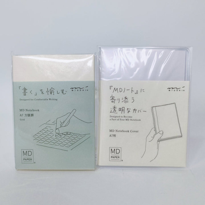 Midori MD paper A7 Size Mini Note and Cover Set