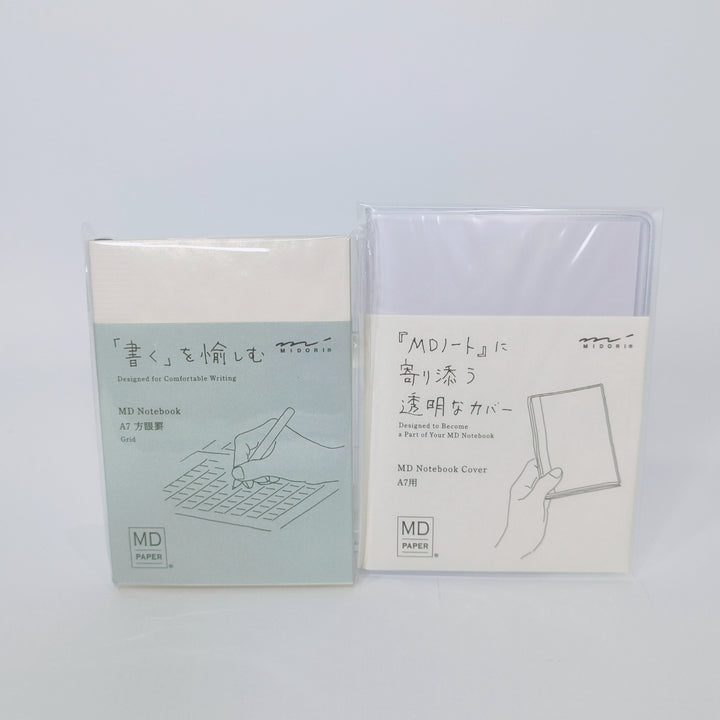 Midori MD paper A7 Size Mini Note and Cover Set