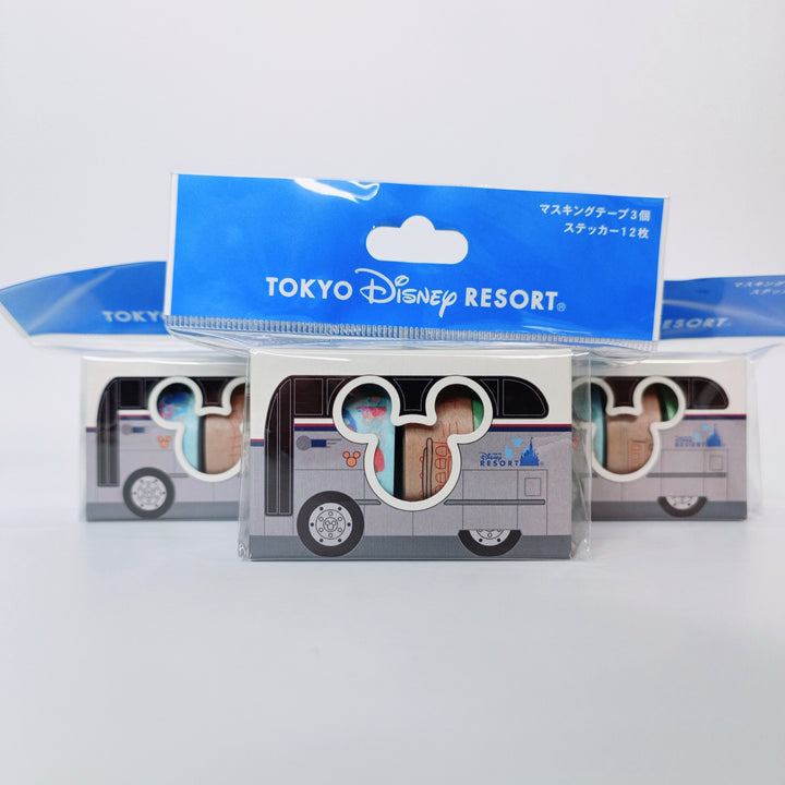 [Tokyo Disney Resort Limited] Disney Vehicles Washi and Sticker Set