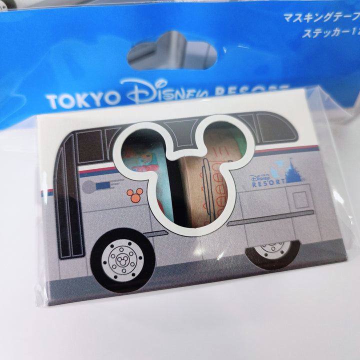 [Tokyo Disney Resort Limited] Disney Vehicles Washi and Sticker Set