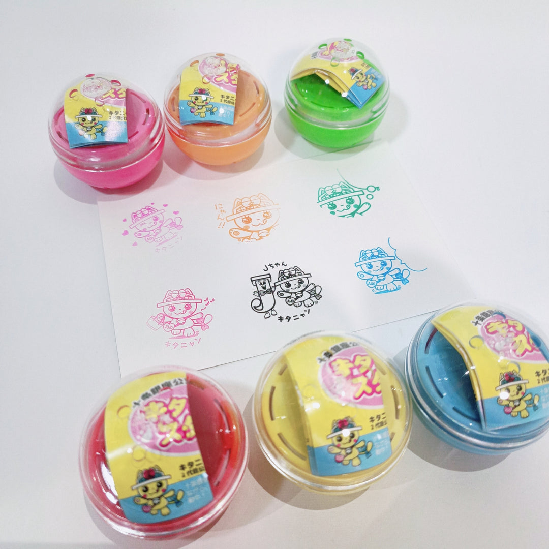 Kitanyan Gachapon Capsule Stamp Set complet (6 pièces)