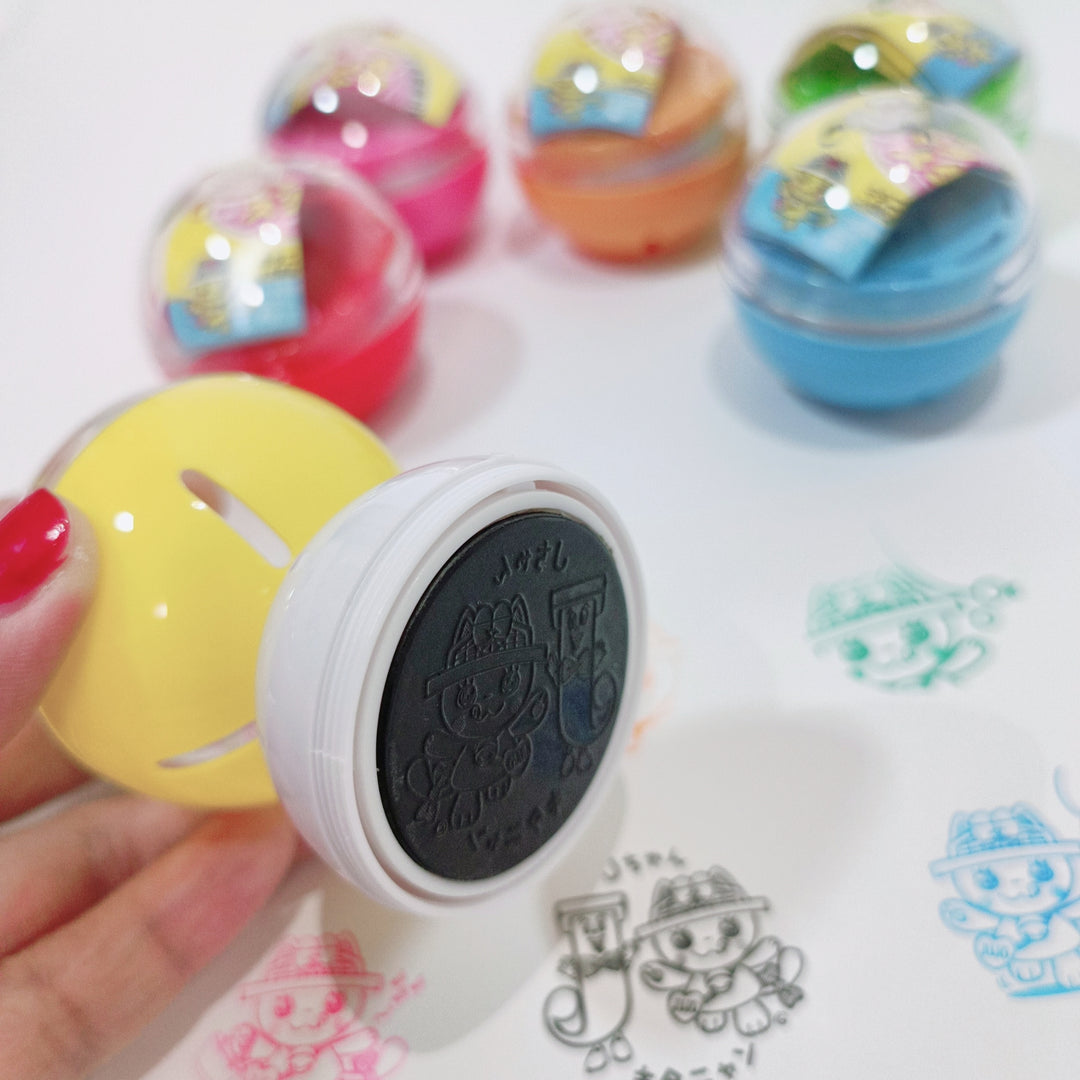 Kitanyan Gachapon Capsule Stamp Set complet (6 pièces)