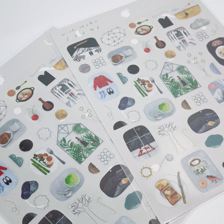 Nishi Shuku Daily Moment Sticker Sheet