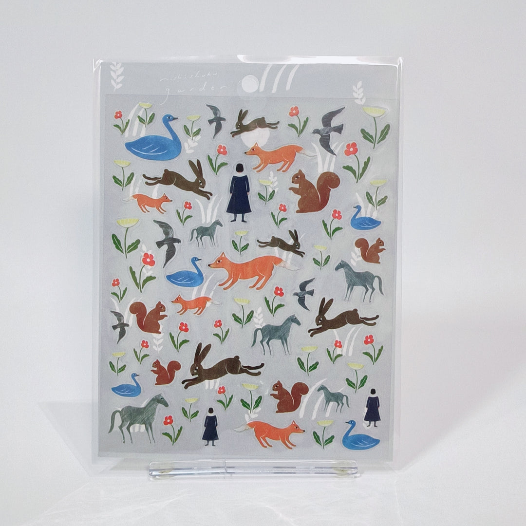 Nishi Shuku Forest Animal Sticker Sheet