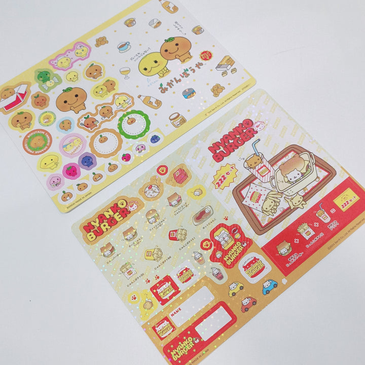 [RARE] San-x Legendary Characters Sticker Complete Sheet Set (8 pcs.)