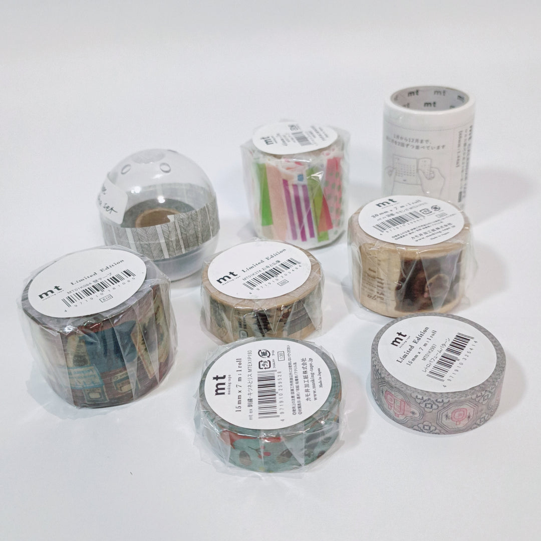 mt Assorted Washi Tape Set (8 pcs.)